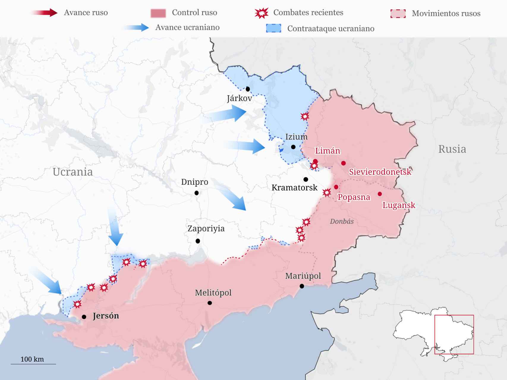 Ukraine map.