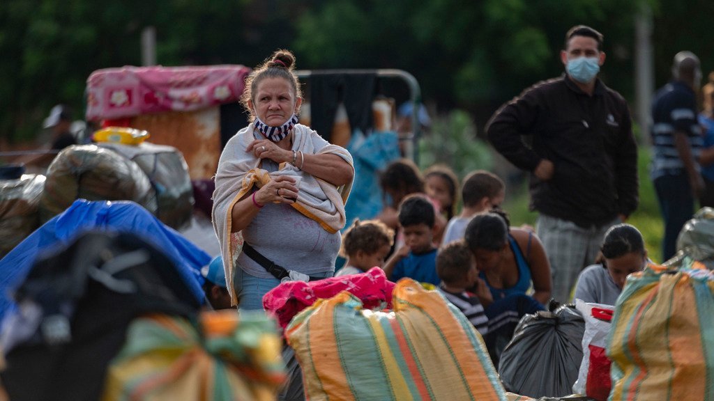 Venezuelan migrants.