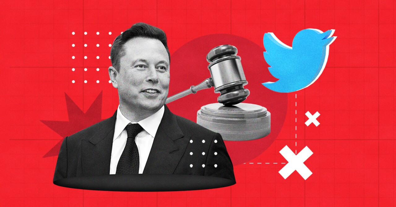 When will be the trial between Elon Musk and Twitter?