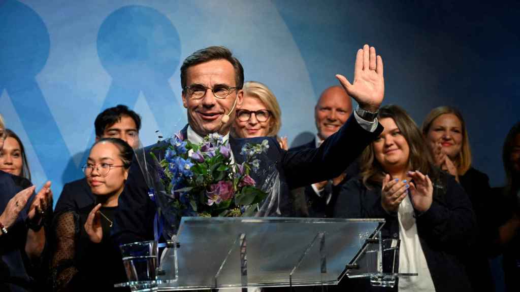 The leader of the Moderate Party, Ulf Kristersson.