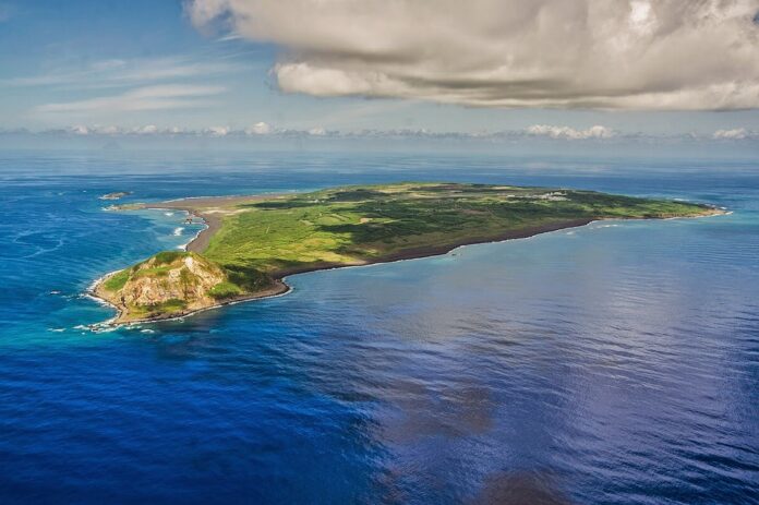 A ghost island emerges in the Pacific