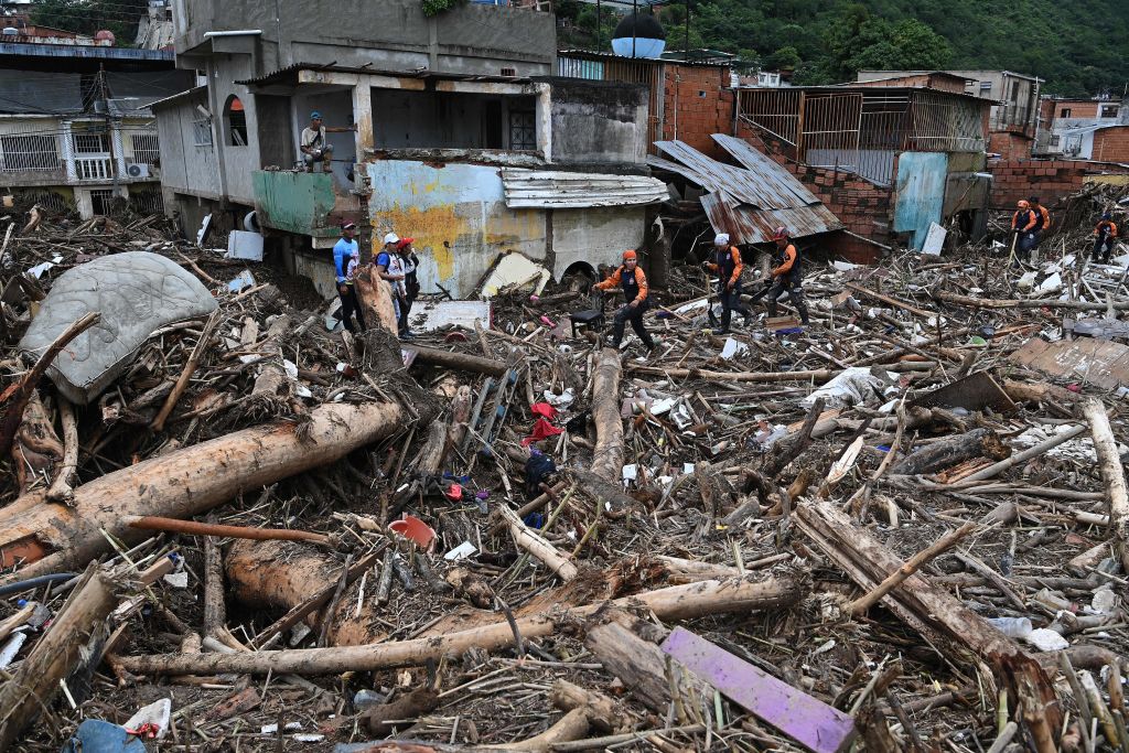 At least 25 dead and more than 50 missing after floods in Aragua state, Venezuela