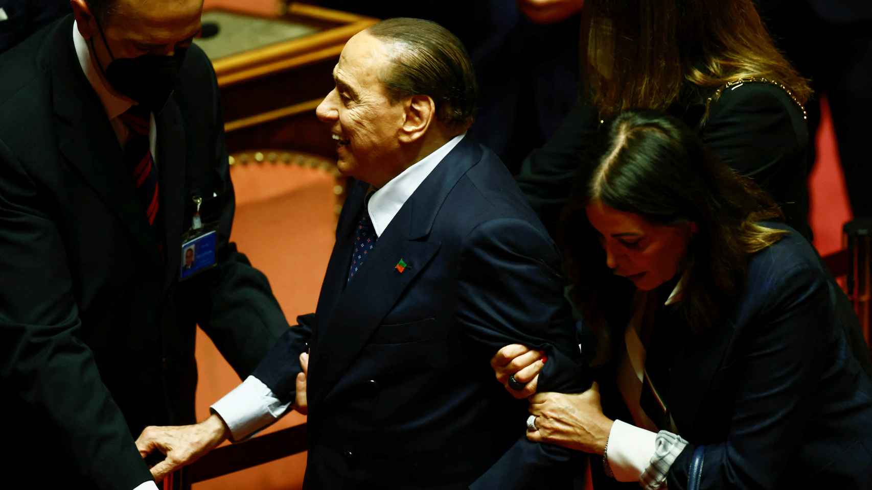 Berlusconi orders La Russa, the new president of the Italian Senate, to be taken for c***