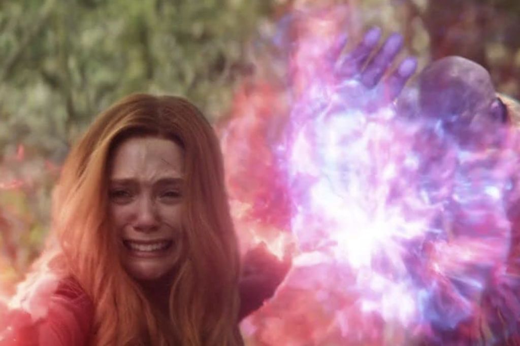 Elizabeth Olsen plays Wanda Maximoff in Marvel's "Avengers: Infinity War".