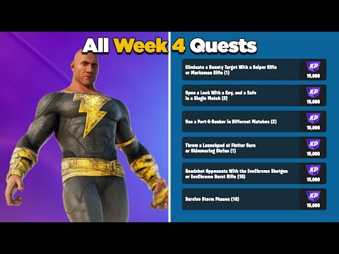 Fortnite Chapter 3 - Season 4: how to solve all the missions of Week 4