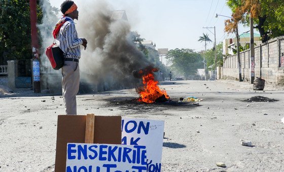 Haiti: Secretary-General asks the Security Council to consider sending an international force