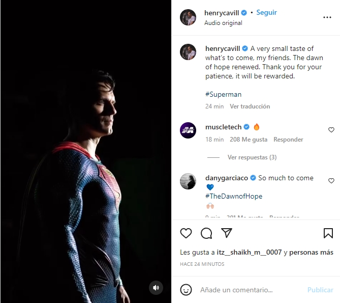 Henry Cavill confirms his return as Superman