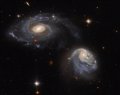 Hubble captures a pair of interacting galaxies