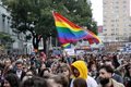 Human rights organizations demonstrate in the capital of Slovakia against violence against the LGTBI community