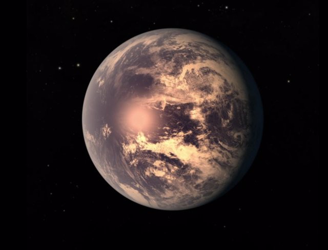 Artist's impression of the exoplanet TRAPPIST-1e