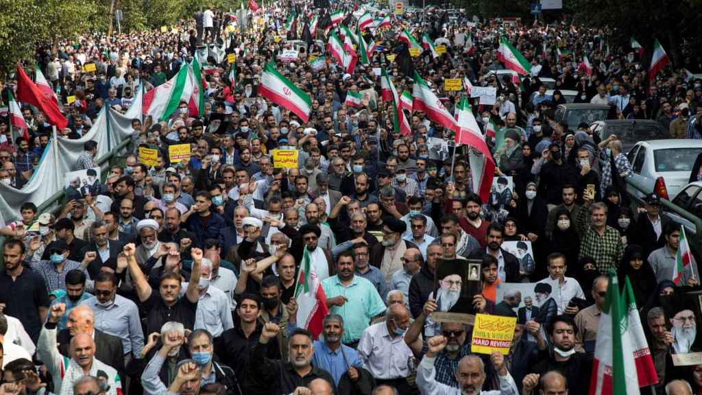 Protests in Iran.