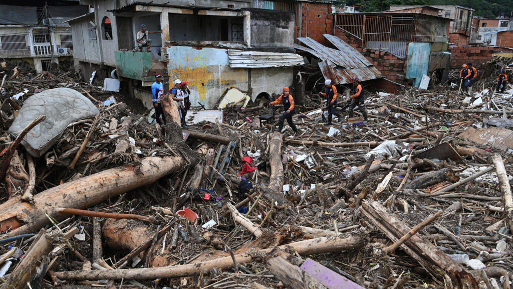 Landslide leaves at least 22 dead and more than 50 missing in Venezuela