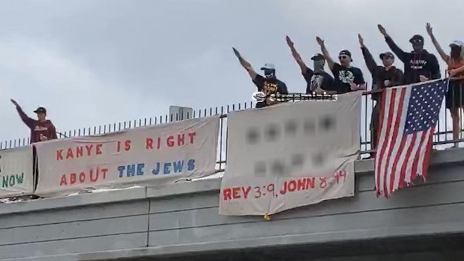 Los Angeles officials condemn protesters who supported Kanye West's anti-Semitic comments