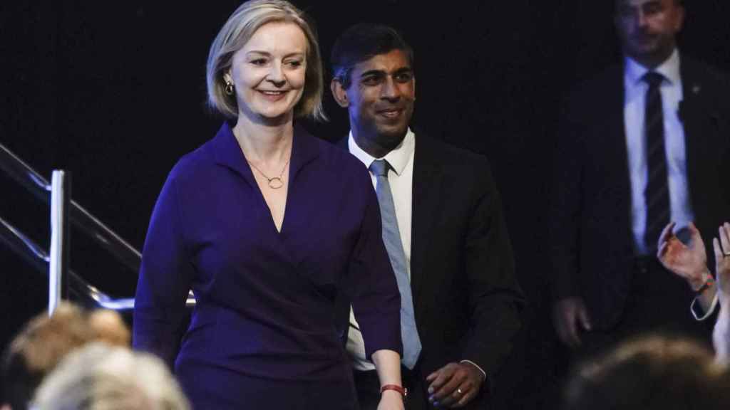 Rishi Sunak and Liz Truss in the British Summer Leadership Race.