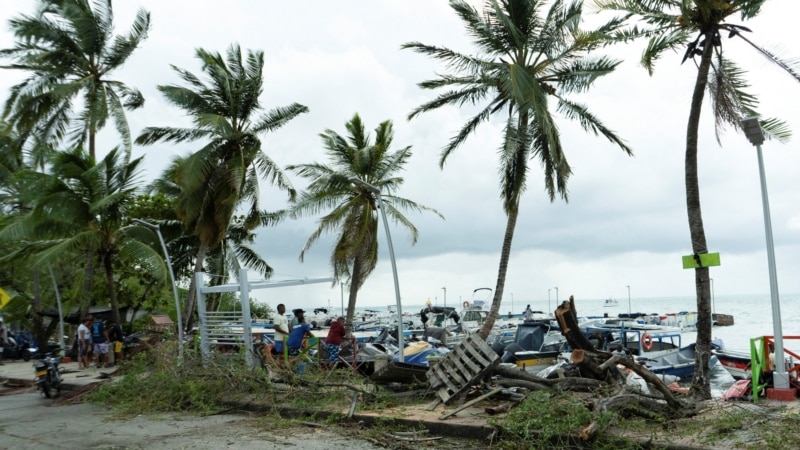 The Colombian island of San Andrés recovers after the passage of Hurricane Julia