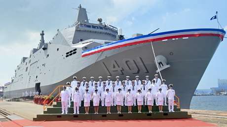 Taiwan introduces a new warship to bolster its defense industry