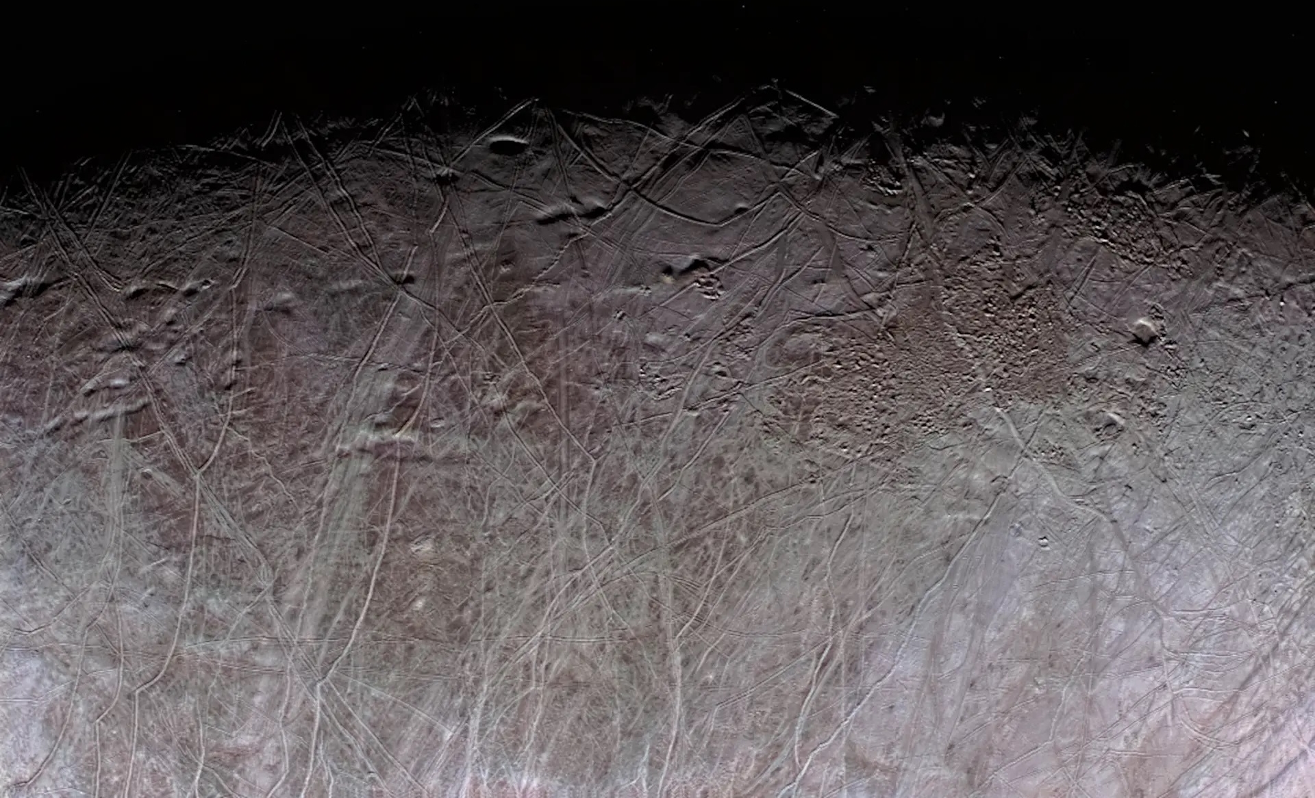 The closest image of Jupiter's moon Europa, the place most likely to harbor life