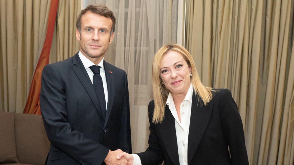 The far-right Meloni had a "cordial" meeting with Macron at his start as Italian premier