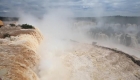 This is what the floods in the Iguazú Falls look like from the inside