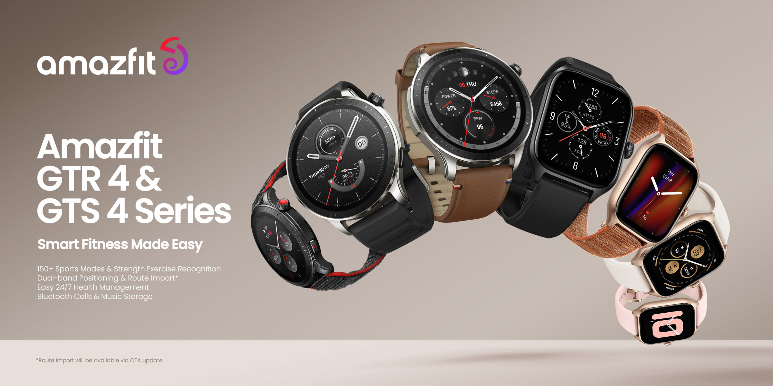 Xiaomi renews its line of smartwatches: Amazfit GTR 4 and GTS 4