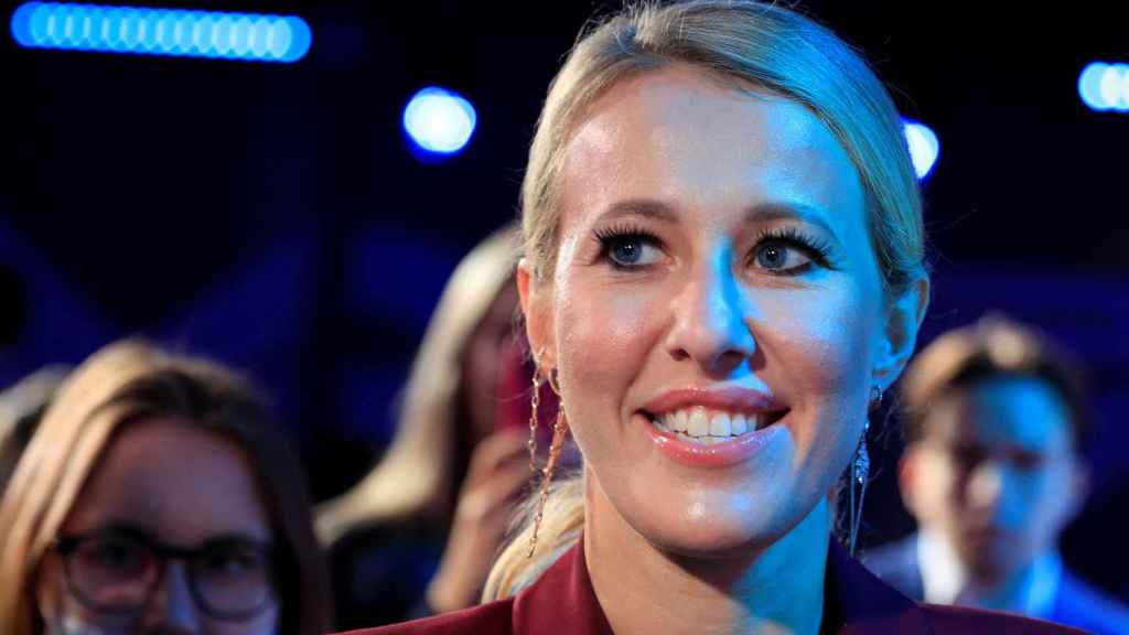 Russian socialite and journalist Ksenia Sobchak