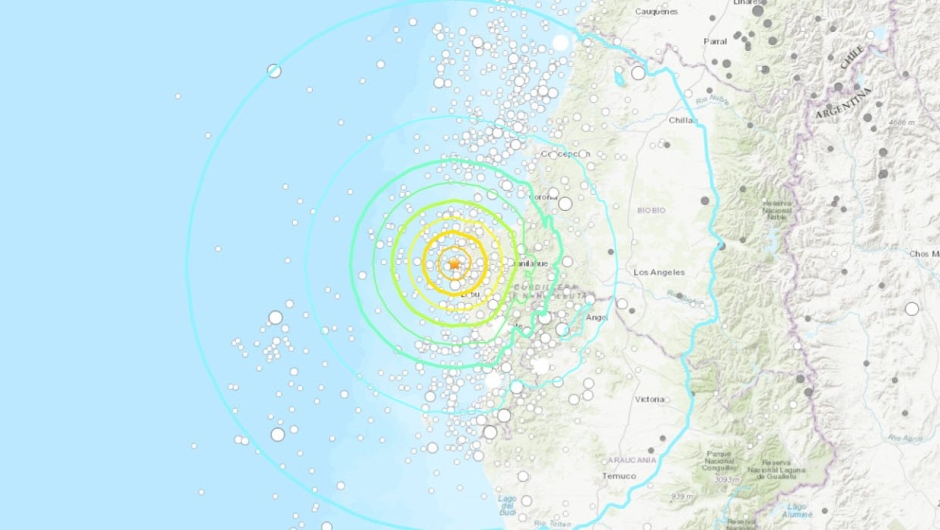 6.4 magnitude earthquake shakes Chile, according to the USGS