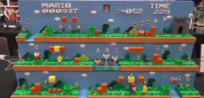 This is what the Mushroom Kingdom looks like with LEGO