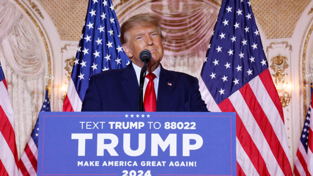 Donald Trump announces his candidacy for the presidency of the United States for 2024