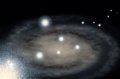 Evidence of galactic cannibalism by the Andromeda galaxy