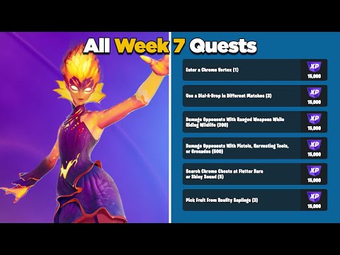 Fortnite Chapter 3 Season 4: how to solve all the missions of Week 7