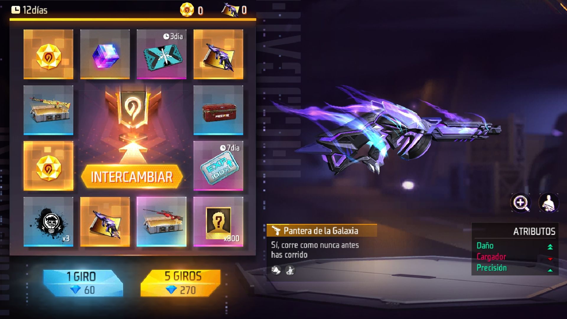 Free Fire: how to get the Thompson - Galaxy Panther from the Incubator