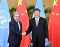 Guterres stresses to Xi the importance of international cooperation due to current global challenges