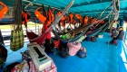 Indigenous groups retain a ship with tourists in Peru