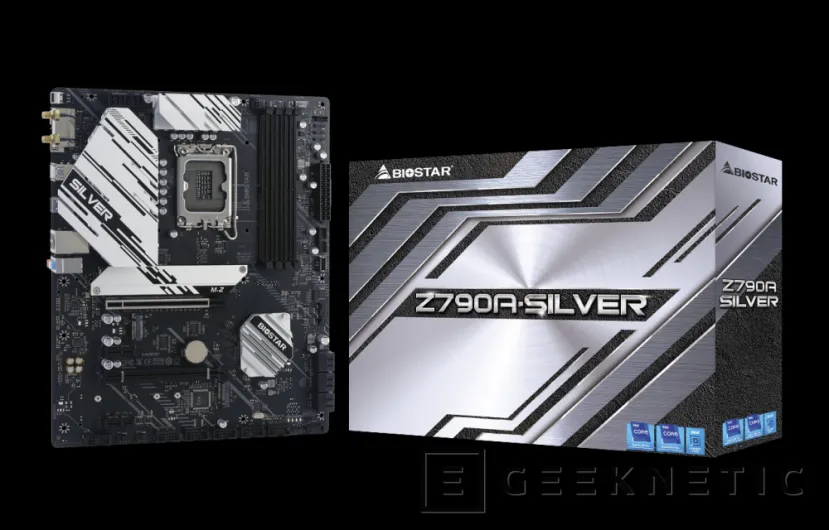 Geeknetic New BIOSTAR Z790-A Silver motherboard with PCIe 5.0 x16 card slot and 3 M.2 PCIe 4.0 SSDs 1