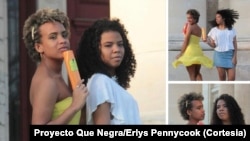 The Cuban project Que Negra!  promotes its line of natural products for Afro hair on Facebook