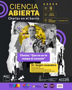 Recoleta: Sergio Lavandero, National Science Award 2022 will inaugurate the Open Science talks in the neighborhood