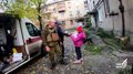 Ukrainian authorities evacuate the civilian population of Marinka, in Donetsk