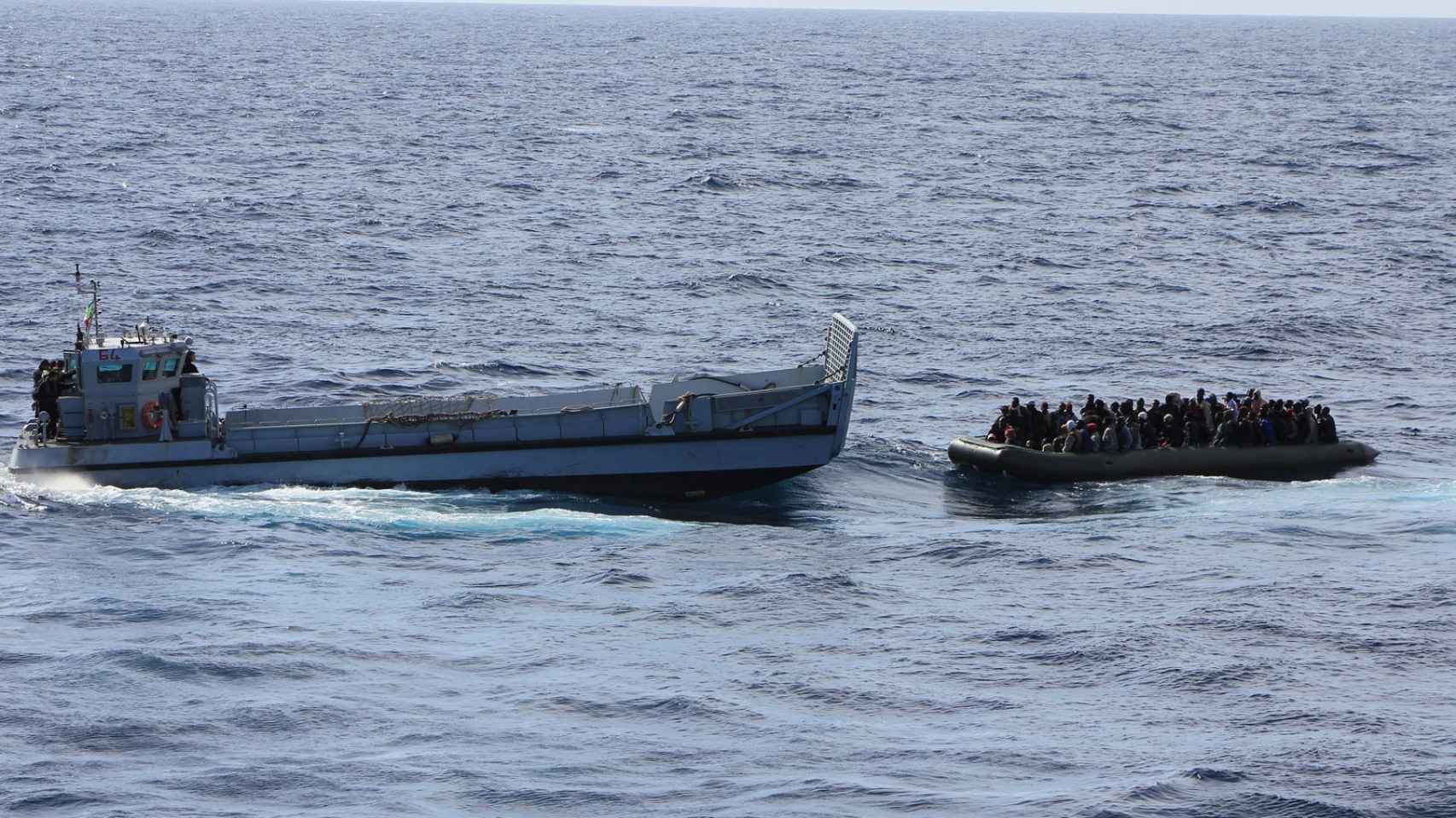 his 26 hours on a boat from Tunis to Lampedusa without his family