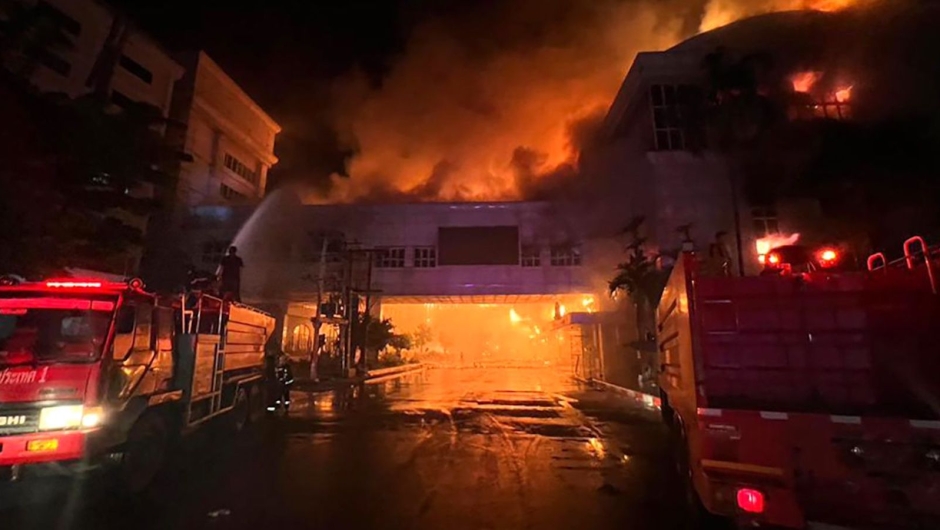 cambodia casino fire