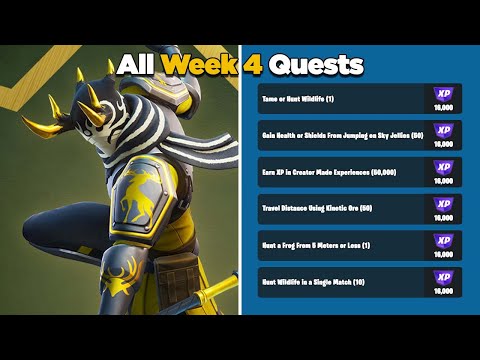 Fortnite Chapter 4: how to beat the missions of Week 4 of Season 1