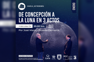 Lunar exploration takes over the Bio Bío Theater with an open talk by José Maza Sancho and Ricardo Demarco López