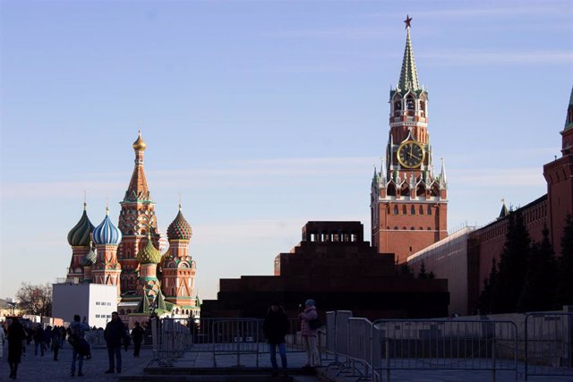 Archive - Exteriors of the Kremlin building next to Saint Basil's Basilica