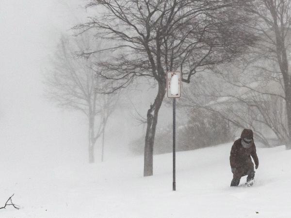 Snowstorm in the United States