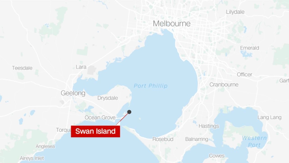 The area where the teenagers who spent hours adrift on a paddle surf board were rescued