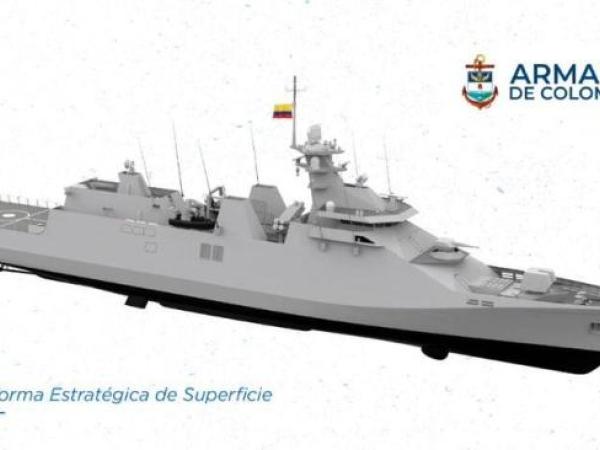 This will be the first frigate made in Colombia by Cotecmar