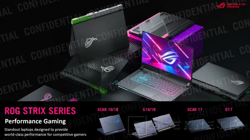 Geeknetic ASUS renews its range of ROG STRIX laptops with screens up to 1,100 nits 1