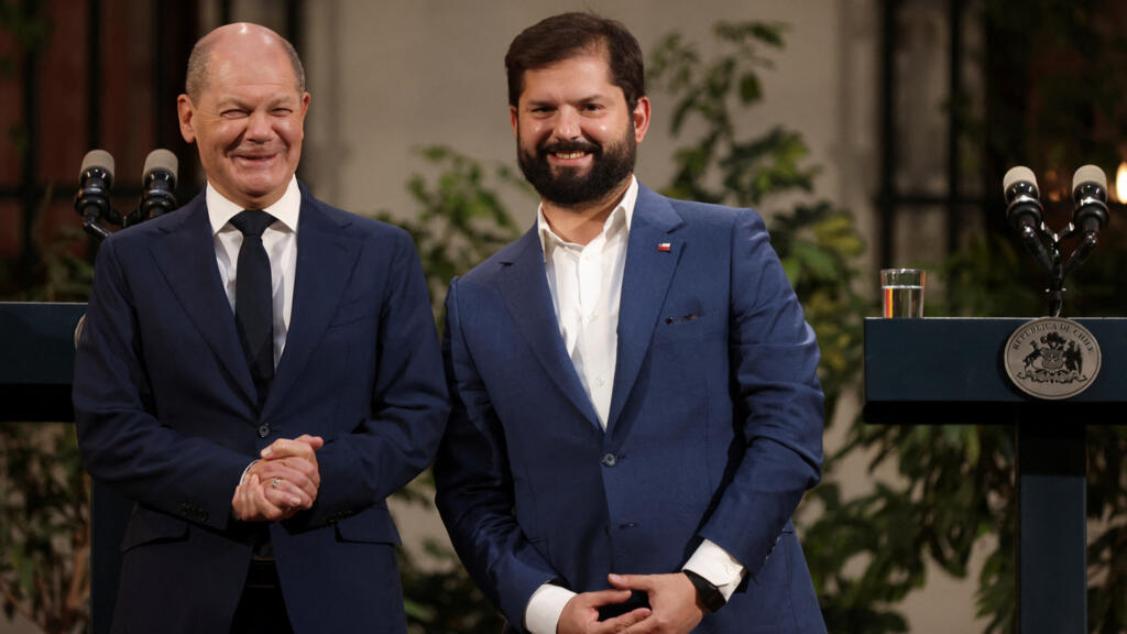 Boric and Scholz met as part of the German Chancellor's first tour of Latin America