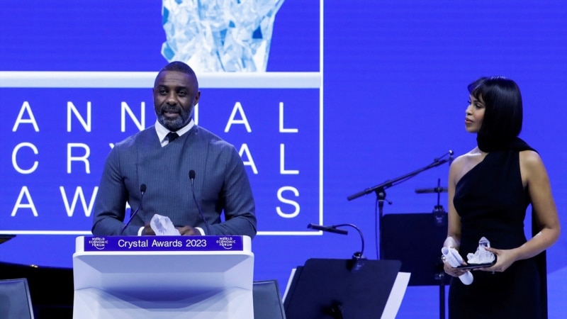 Davos 2023: Idris Elba calls for investments to help the world's poor