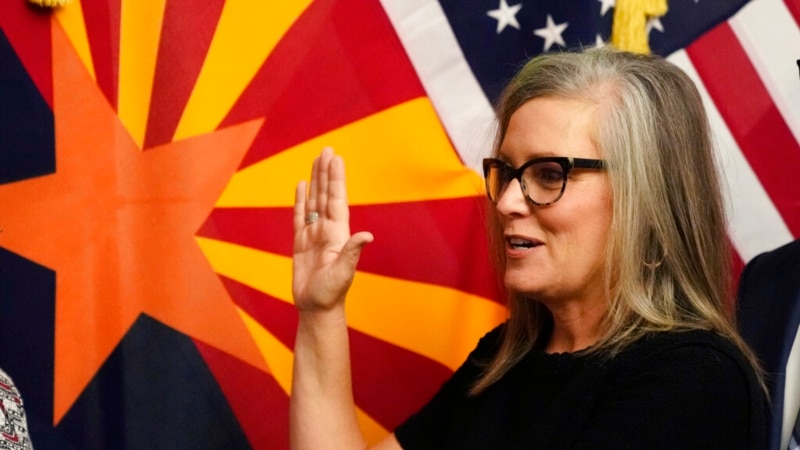 Democrat Katie Hobbs Takes Office as Arizona Governor