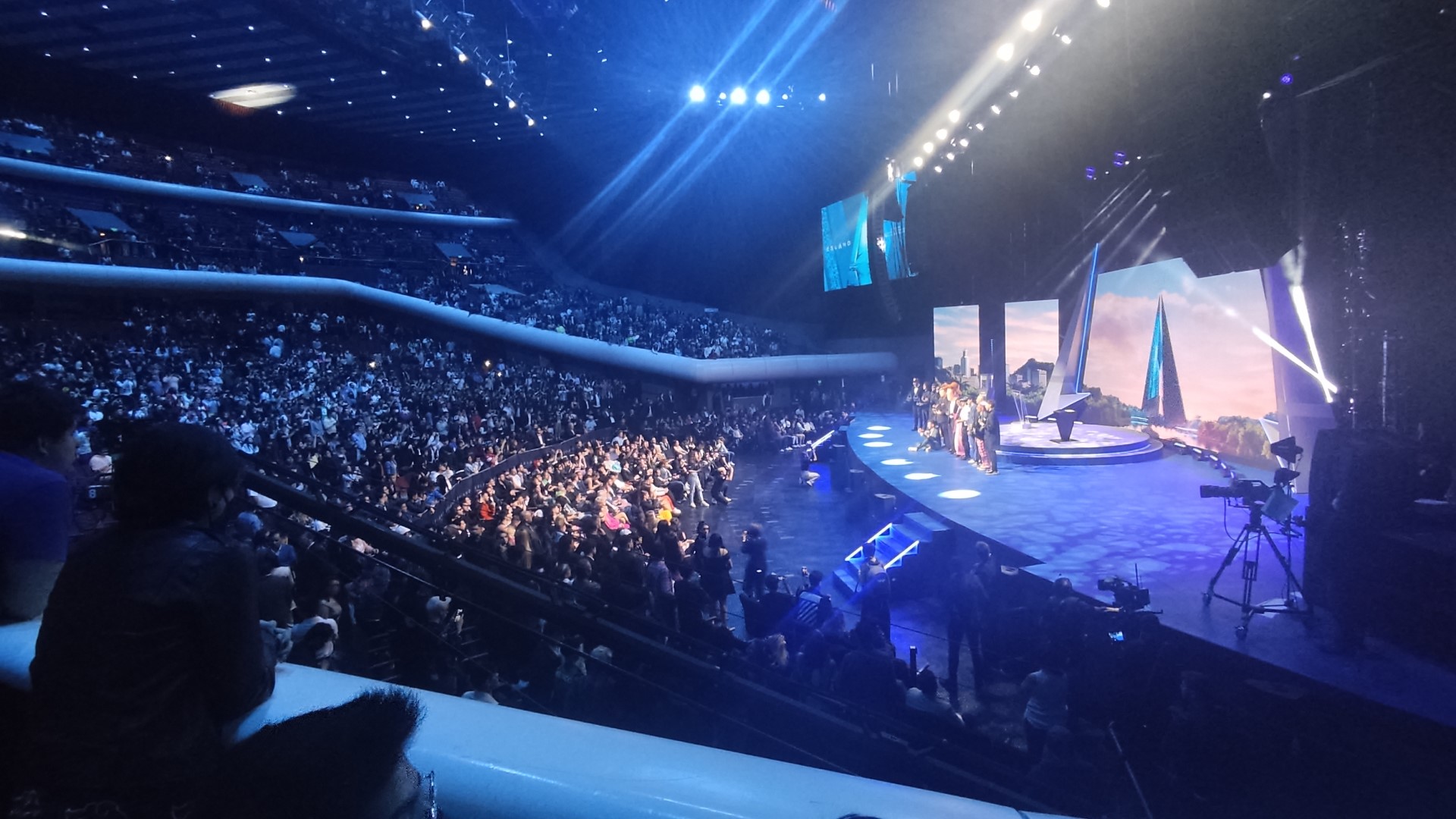 The National Auditorium enjoyed a full house for the long-awaited ceremony